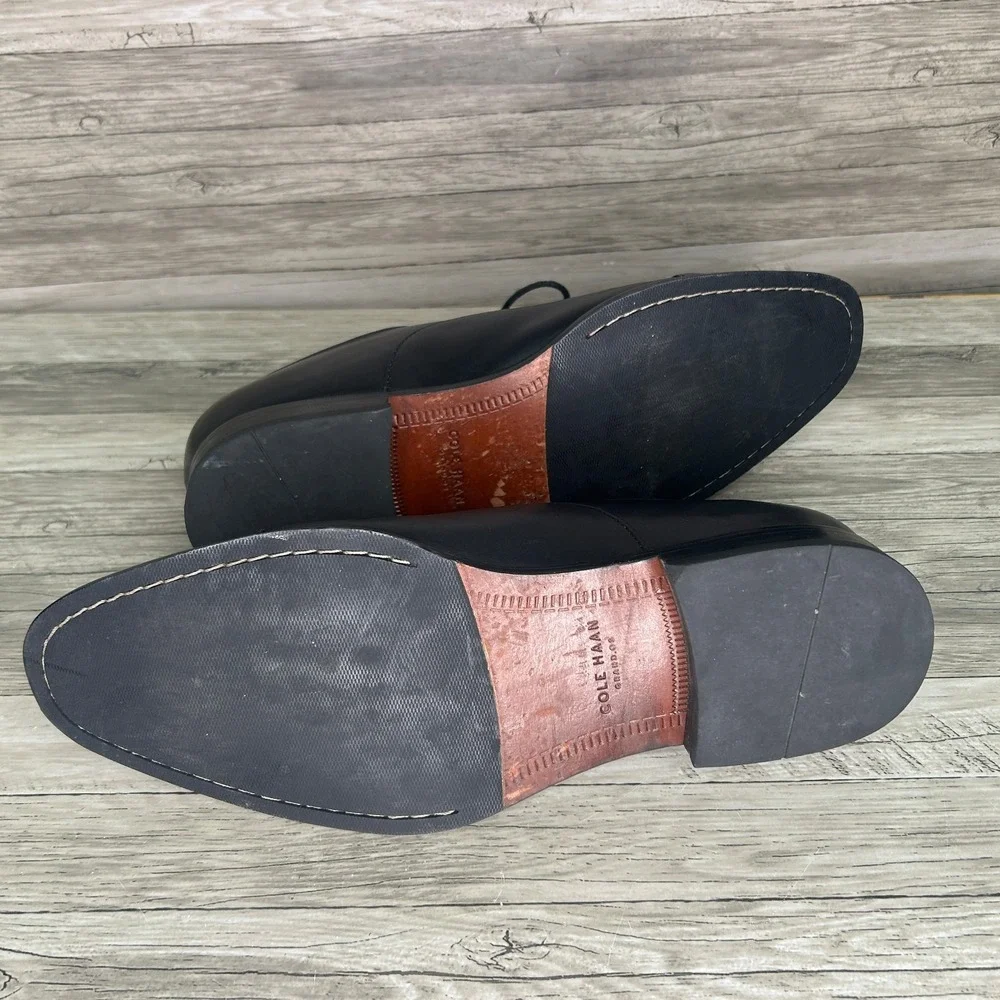 Cole Haan Mens Modern Essentials Dress Shoes Sz 11 Leather Cap Toe Oxford